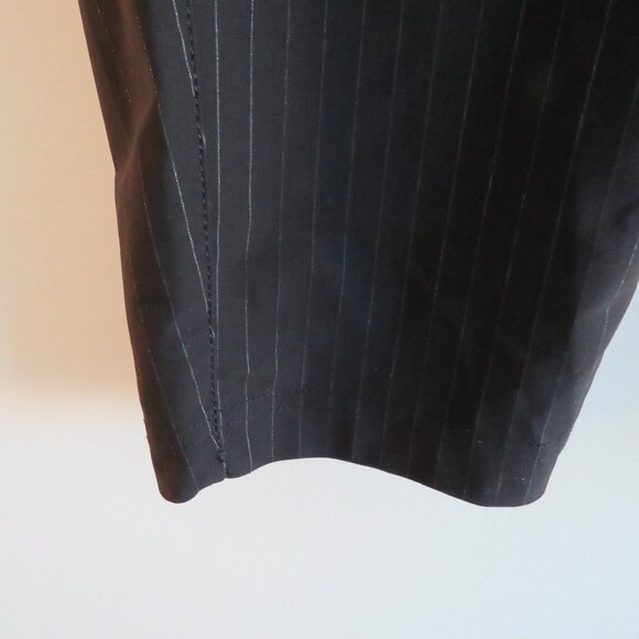 RAFFAELLO ROSSI Candy Pants in Black Pinstripe Travel Lounge Athleisure Sz 14 - Picture 7 of 13